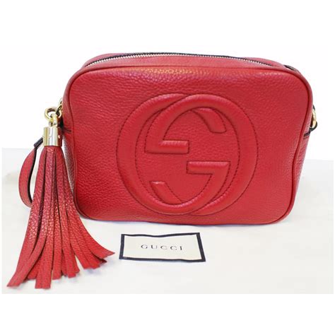 red disco gucci bag